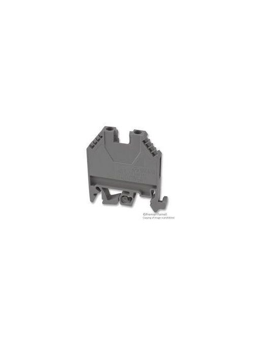 Product image for Wieland Electric 57.506.0055.0 1000 Volt 41 Amp 8 kV 22 to 8 AWG Gray Thermoplastic Feed-Through Terminal Block