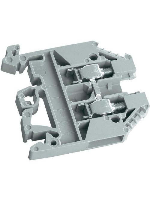 Product image for Wieland Electric 57.504.0055.5 800 Volt 32 Amp 8 kV 22 to 10 AWG Red Thermoplastic Feed-Through Terminal Block