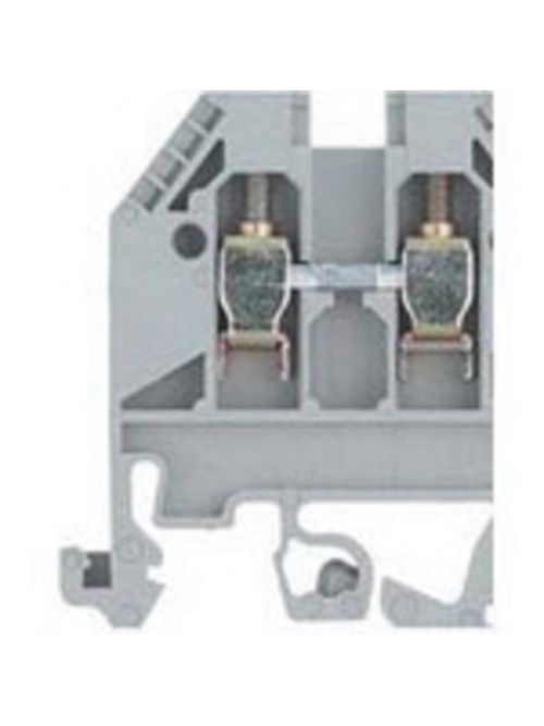 Product image for Wieland Electric 57.504.0055.1 800 Volt 32 Amp 8 kV 22 to 10 AWG Black Thermoplastic Feed-Through Terminal Block