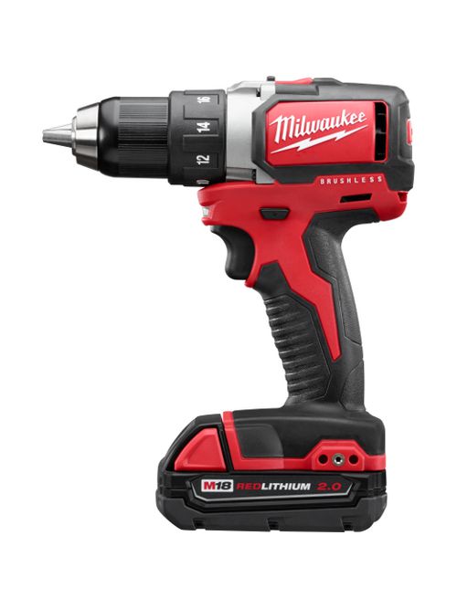 Product image for Milwaukee 2701-22CT M18™ 1/2" Compact Brushless Drill/Driver Kit