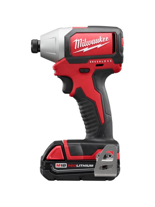 Product image for Milwaukee 2750-22CT M18™ 1/4" Hex Brushless Impact Driver Kit