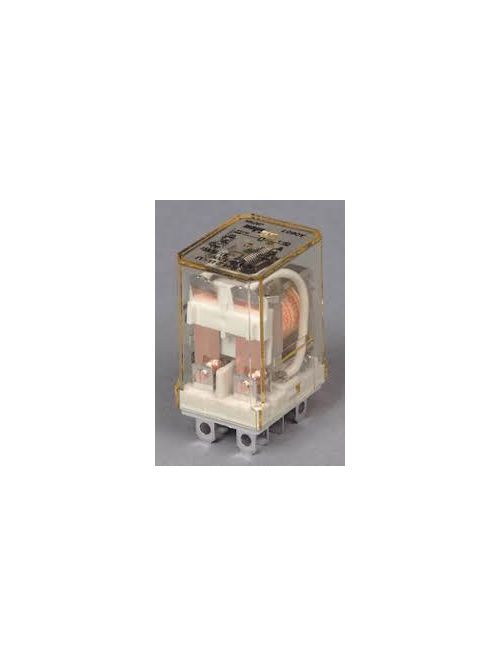 Product image for IDEC Corp RH3B-ULDC24V 240 VAC 24 VDC 10 Amp 3PDT Electro Mechanical Plug-In Blade Relay with Indicator