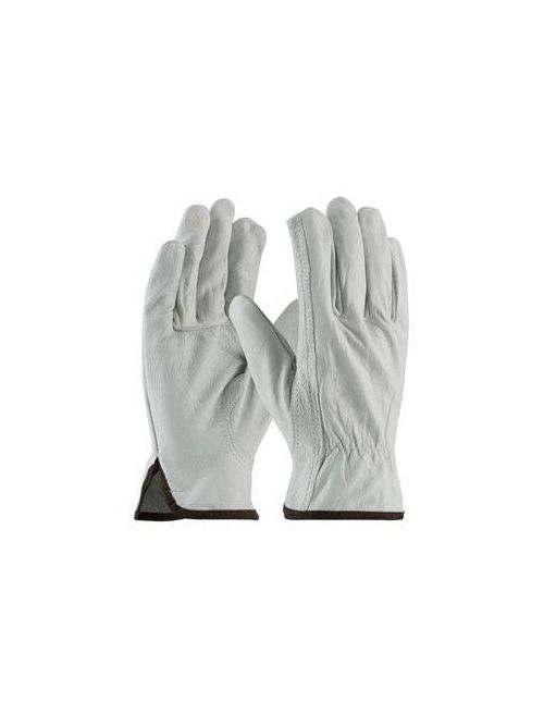 Product image for PIP 68-162/XL Extra Large Top Grain Cowhide Leather Driver Keystone Thumb Slip-On Cuff Protective Gloves