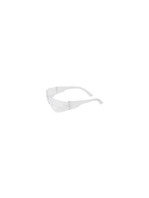 Product image for PIP 250-21-0120 Blue Frame Clear Lens Anti-Scratch/Anti-Fog Coated Narrow Safety Glasses