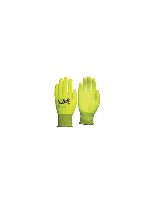 Product image for PIP 33-425LY/XL Extra Large Bright Yellow Polyurethane Palm and Fingertip Coated Knit Protective Gloves