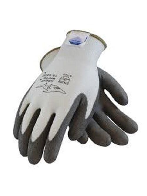 Product image for PIP 19-D322/M Medium Gray Polyurethane Palm and Fingertip Coated Knit Protective Gloves