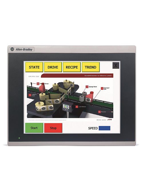 Allen-Bradley 2711R-T10T Panelview 800 10.4 Inch Hmi Terminal Allen-Bradley 2711R-T10T Panelview 800 10.4 Inch Hmi Terminal