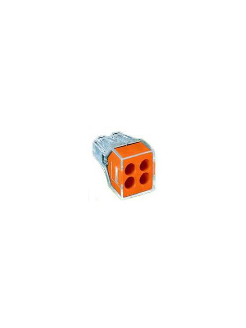 Wago 773104/VE00500 PUSH WIRE® 4Port (ORANGE) Junction Box Wire