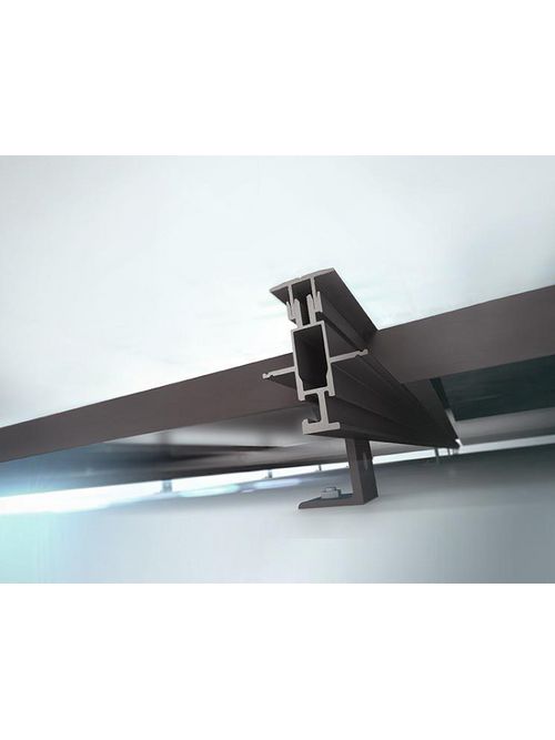 Product image for Unirac 209002D 1/4 x 1.5 Inch Dark Bronze Anodized Sunframe Capstrip