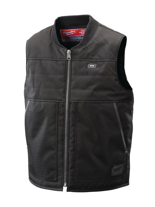 Product image for MILW 2173-XL M12 HEATED RIPSTOP VEST KIT BLACK EXTRA LARGE