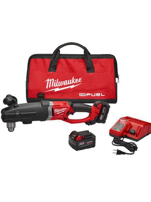 Product image for Milwaukee 2709-22 M18 FUEL™ Super Hawg™ 1/2" Right Angle Drill Kit