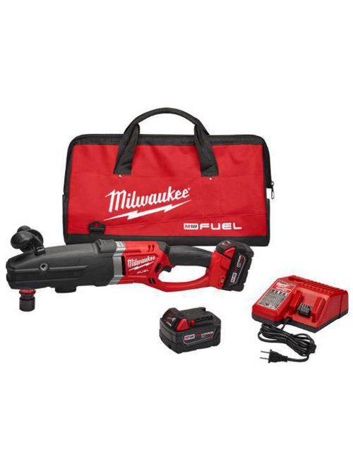 Product image for Milwaukee 2711-22 M18 FUEL™ Super Hawg™ Right Angle Drill Kit w/ QUIK-LOK™