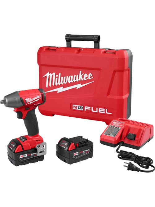 Product image for Milwaukee 2754-22 M18 FUEL™ 3/8" Compact Impact Wrench w/ Friction Ring Kit