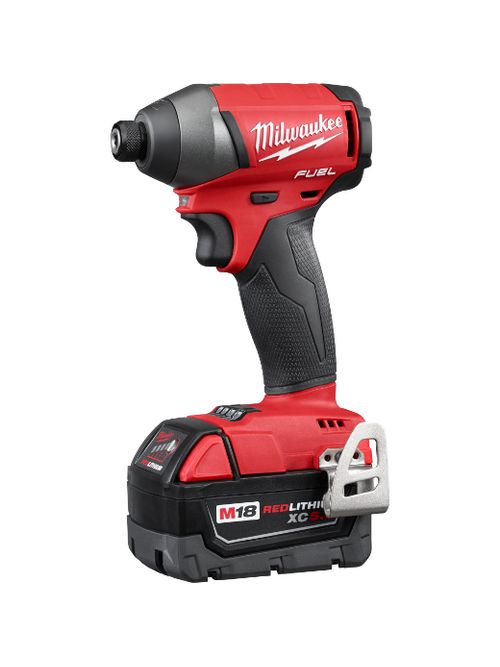 Product image for Milwaukee 2753-22 M18 FUEL™ 1/4" Hex Impact Driver Kit w/2 5.0 XC Batteries