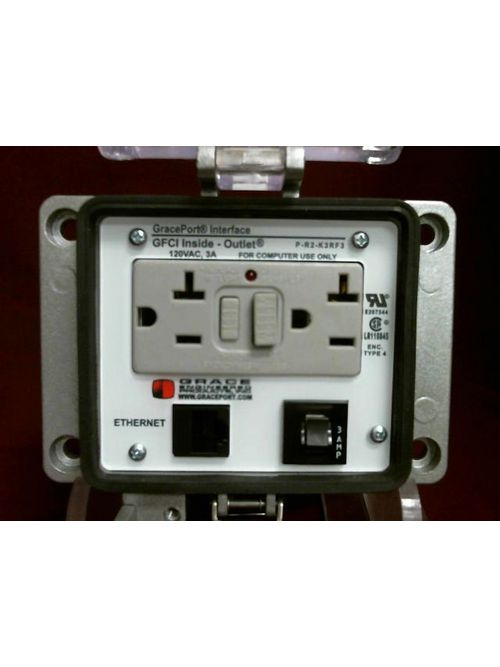 GRAC PR2K3RF3 ETHERNET/DUPLEX GFI RECPT