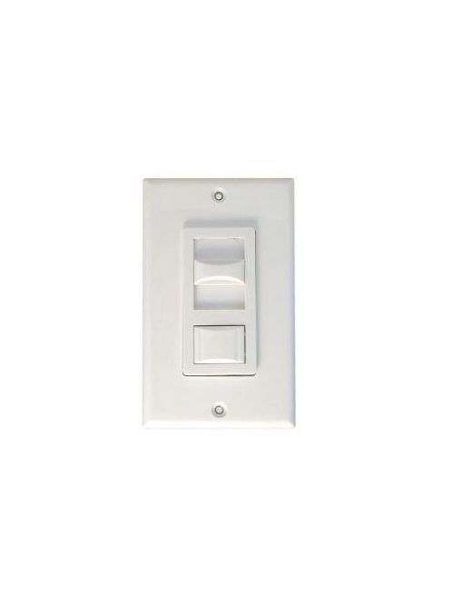 Product image for Diodes Inc DI-1151-W 100 W 12 to 24 VDC Gloss White Full Slide Dimmer Switch