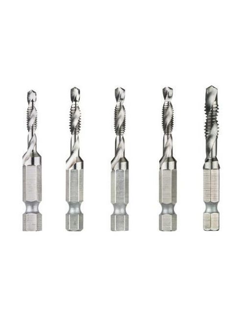 Product image for DeWalt DWADT5SET 5-Piece Drill Tap Set