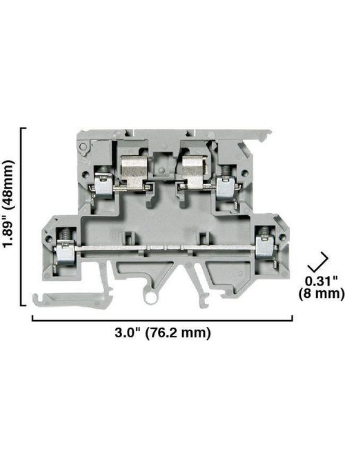 A-B 1492-JD3FB120 Double Level Fuse A-B 1492-JD3FB120 Double Level Fuse