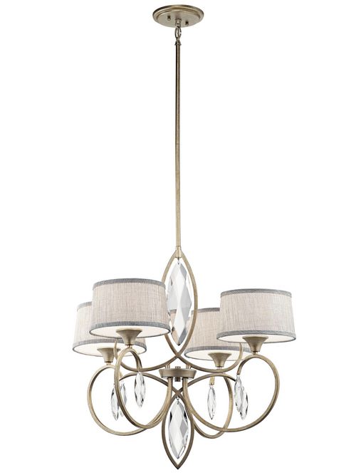 Product image for Kichler 43565SGD Chandelier 4Lt