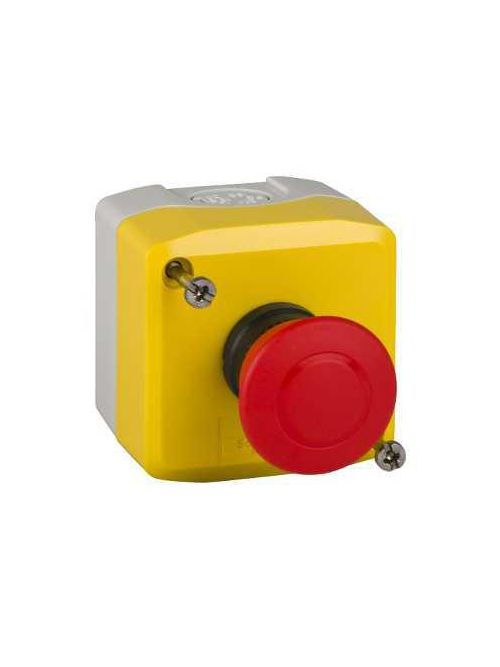 Product image for Square D XALK198H7 120 Volt 6 Amp SPST Red Mushroom Emergency Stop Switch