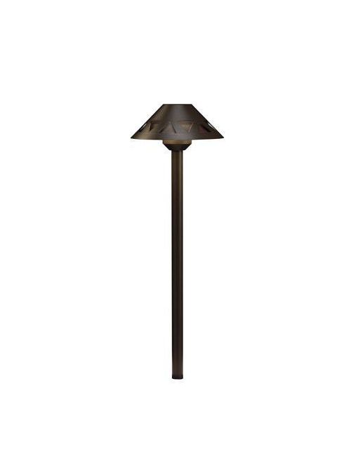 Product image for Kichler 16122AZT30 Textured Architectural Bronze Signature Pathway Light