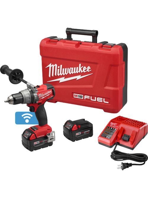Product image for Milwaukee 2706-22 M18 FUEL™ 1/2" Hammer Drill/Driver with ONE-KEY™ Kit