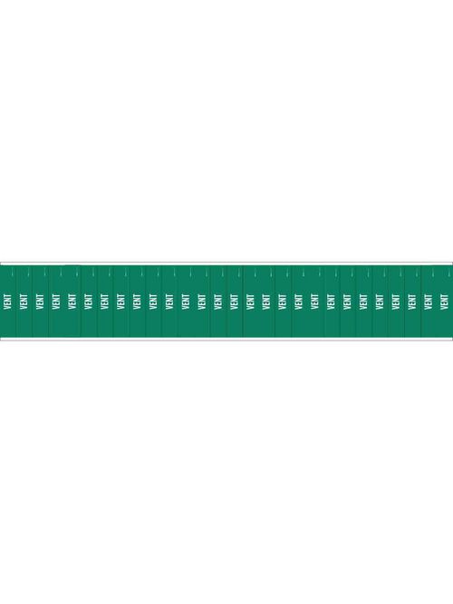 Brady 91979 1/2 x 2-1/4 Inch White/Green Vinyl Pipe Marker Brady 91979 1/2 x 2-1/4 Inch White/Green Vinyl Pipe Marker