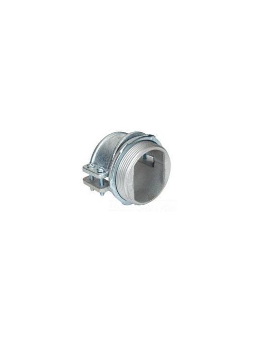 Bridgeport 689-XM 3-1/2" 4-Screw Strap Connector, for Armored / Metalclad Cable, Malleable Iron Bridgeport 689-XM 3-1/2" 4-Screw Strap Connector, for Armored / Metalclad Cable, Malleable Iron