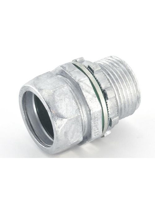Bridgeport 252-RT2XL 1" EMT Compression Connector, Raintight, Extra Long Threads, Die Cast Bridgeport 252-RT2XL 1" EMT Compression Connector, Raintight, Extra Long Threads, Die Cast