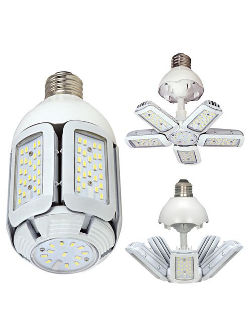 Product image for Satco S9750 30W - LED HID Replacement; 5000K; Medium base; Adjustable beam angle; 100-277 Volt