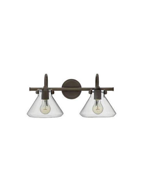 Product image for Congress 2 Light Small Retro Vanity - Oil Rubbed Bronze
