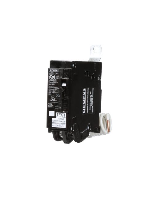 Siemens BF120AH 1-Pole Ground Fault Circuit Interrupter Siemens BF120AH 1-Pole Ground Fault Circuit Interrupter