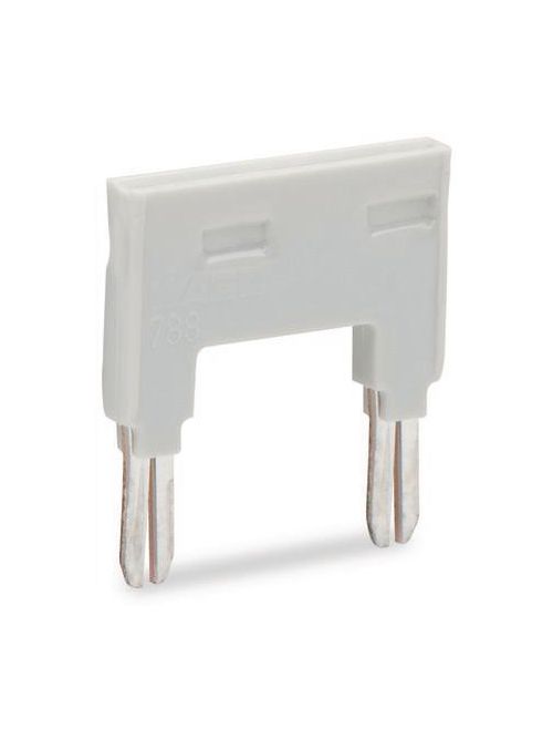 Product image for Wago 788-113 18 Amp 2 Way Insulated 1 Piece Combo Jump Bar