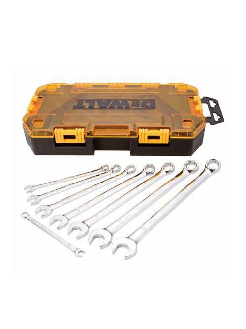 Product image for DEWALT DWMT73809 Tough Box Tool Kit 8 Piece Sae Combination Wrench Set
