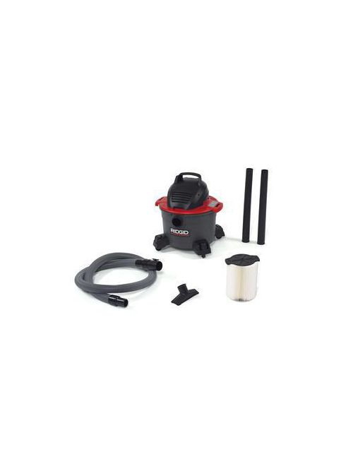 Product image for Ridgid Tool Company 50308 6 Gallon 20 Foot Cord 69 CFM Wet/Dry Vacuum Cleaner