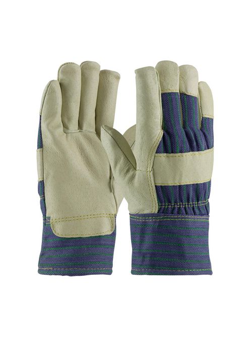 Product image for PIP 78-3927/XL 3M Thinsulate Lining Striped Fabric Back and Safety Cuff 6 Dozen/Case Extra Large Pigskin Leather Palm Glove