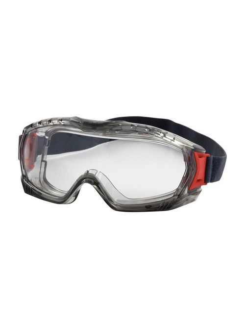 Product image for PIP 251-60-0020 Gray Frame Clear Lens Anti-Scratch/Anti-Fog Coated Elastic Headband Indirect Ventilation Goggles
