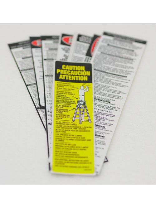 Product image for Louisville Ladder PK708-SL-FS1512 Step Ladder Label Kit