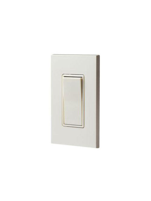 Product image for Leviton 5613-2A 15 Amp 120 to 277 Volt Residential Grade Illuminated Almond Decora Quiet Switch