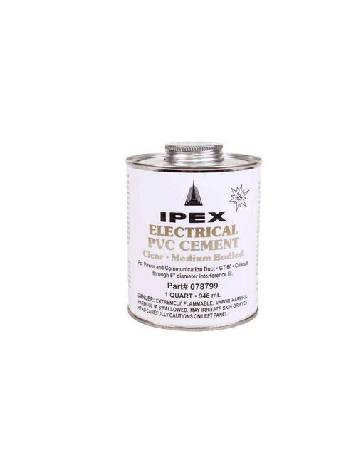 Ipex 078799 (MBCC20) MediumBodied PVC Solvent Cement, Low VOC, Clear