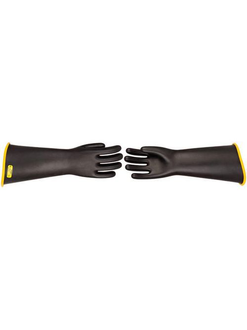 Hubbell Power PSC318CRB9 18 Inch Class 3 Size 9 Red/Black Rubber Insulated Lineman Grade Contour Cuff Gloves Hubbell Power PSC318CRB9 18 Inch Class 3 Size 9 Red/Black Rubber Insulated Lineman Grade Contour Cuff Gloves