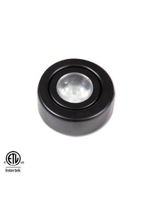 Product image for GM Lighting SDP-3-BZ 3 W 12 VDC 110 Lumen Bronze Dimmable LED Accent/Task Puck Light