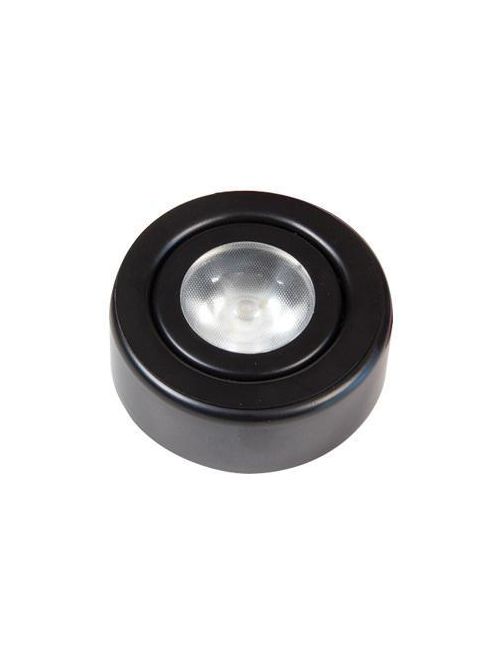 Product image for GM Lighting SDP-3-B 3 W 12 VDC 110 Lumen Black Dimmable LED Accent/Task Puck Light