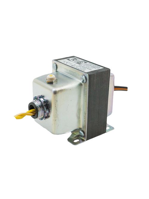 Product image for Functional Devices, Inc. TR50VA004 50 VA 120 VAC 24 VAC Circuit Breaker Foot and Dual Threaded Hub Mount Transformer
