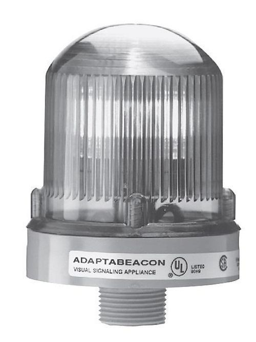 Product image for Edwards Signaling 104STR-N5 120 mA 120 VAC Red Panel or Conduit Mount Strobe Light Unit