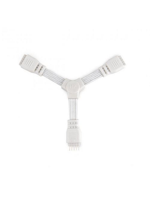 Product image for WAC Lighting LED-TC-Y-WT 3-Way "Y" Connector, for 24V InvisiLED® Pro Tape Light - White