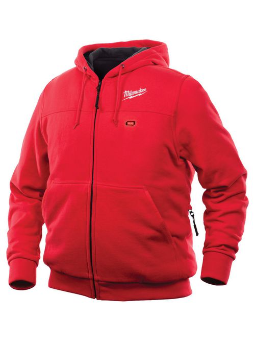 Product image for MILW 301R-202X M12 HEATED HOODIE ONLY RED SIZE 2X-LARGE