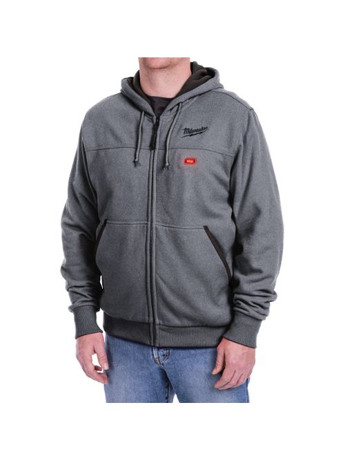 Product image for MILW 301G-21S M12 HEATED HOODIE KIT GRAY SIZE SMALL