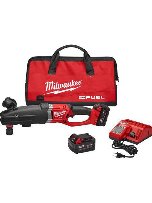 Product image for Milwaukee 2711-22HD M18 FUEL™ Super Hawg™ Right Angle Drill w/ QUIK-LOK™ XC HIGH DEMAND™ Kit