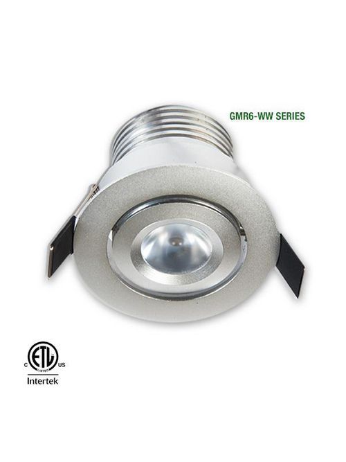 Product image for GMLTG GMR6WW-W LED MINI DIMMABLE ADJ DOWNLIGHT WHITE